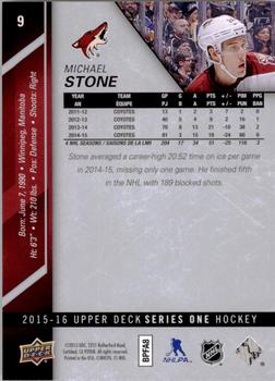 2015-16 Upper Deck #9 Michael Stone Back