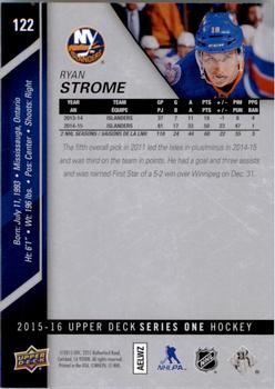 2015-16 Upper Deck #122 Ryan Strome Back