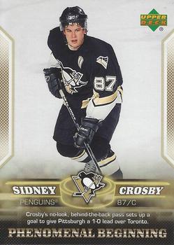 2005-06 Upper Deck Phenomenal Beginning Sidney Crosby - Exclusive Gold Edition #18 Sidney Crosby Front