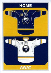 2015-16 Panini Stickers #24 Sabres Home/Away Jerseys Front