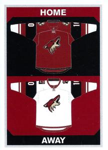 2015-16 Panini Stickers #248 Coyotes Home/Away Jerseys Front