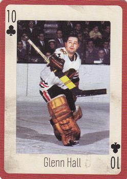 2005 Hockey Legends Chicago Blackhawks Playing Cards #10♣ Glenn Hall Front
