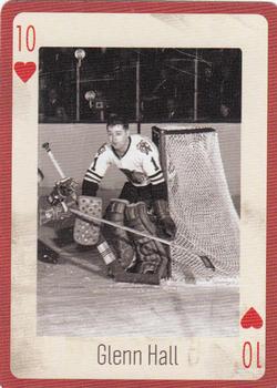 2005 Hockey Legends Chicago Blackhawks Playing Cards #10♥ Glenn Hall Front