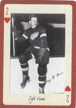 2005 Hockey Legends Detroit Red Wings Playing Cards #2♥ Syd Howe Front