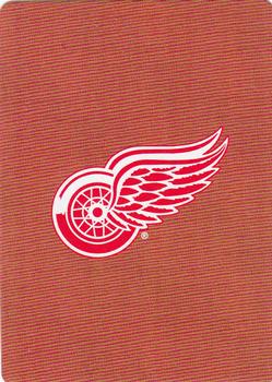 2005 Hockey Legends Detroit Red Wings Playing Cards #3♥ Roger Crozier Back