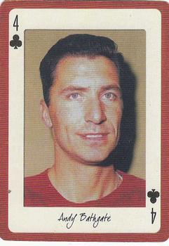 2005 Hockey Legends Detroit Red Wings Playing Cards #4♣ Andy Bathgate Front