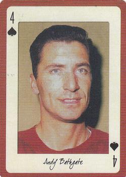 2005 Hockey Legends Detroit Red Wings Playing Cards #4♠ Andy Bathgate Front