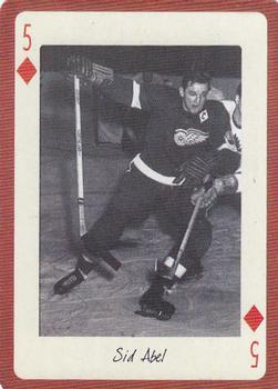 2005 Hockey Legends Detroit Red Wings Playing Cards #5♦ Sid Abel Front