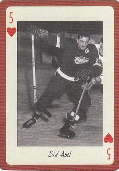 2005 Hockey Legends Detroit Red Wings Playing Cards #5♥ Sid Abel Front