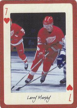 2005 Hockey Legends Detroit Red Wings Playing Cards #7♥ Larry Murphy Front