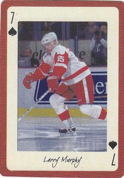 2005 Hockey Legends Detroit Red Wings Playing Cards #7♠ Larry Murphy Front