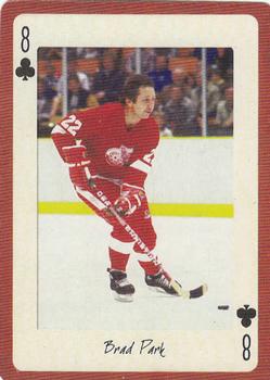 2005 Hockey Legends Detroit Red Wings Playing Cards #8♣ Brad Park Front