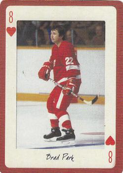 2005 Hockey Legends Detroit Red Wings Playing Cards #8♥ Brad Park Front