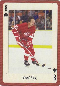 2005 Hockey Legends Detroit Red Wings Playing Cards #8♠ Brad Park Front
