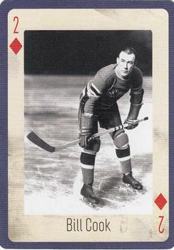 2005 Hockey Legends New York Rangers Playing Cards #2♦ Bill Cook Front