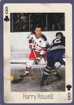 2005 Hockey Legends New York Rangers Playing Cards #8♣ Harry Howell Front