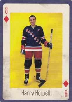 2005 Hockey Legends New York Rangers Playing Cards #8♦ Harry Howell Front