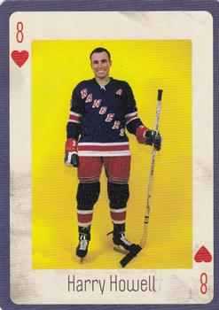 2005 Hockey Legends New York Rangers Playing Cards #8♥ Harry Howell Front