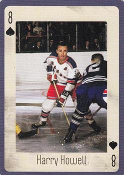 2005 Hockey Legends New York Rangers Playing Cards #8♠ Harry Howell Front