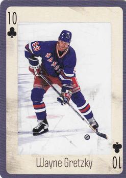 2005 Hockey Legends New York Rangers Playing Cards #10♣ Wayne Gretzky Front