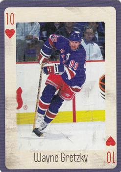2005 Hockey Legends New York Rangers Playing Cards #10♥ Wayne Gretzky Front