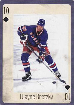2005 Hockey Legends New York Rangers Playing Cards #10♠ Wayne Gretzky Front