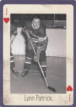 2005 Hockey Legends New York Rangers Playing Cards #J♥ Lynn Patrick Front