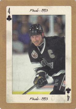 2005 Hockey Legends Wayne Gretzky Playing Cards #4♣ Finals - 1993 Front
