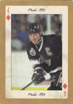 2005 Hockey Legends Wayne Gretzky Playing Cards #4♦ Finals - 1993 Front