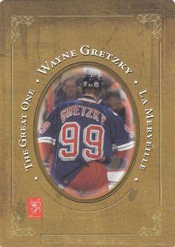 2005 Hockey Legends Wayne Gretzky Playing Cards #J♦ Last Game - 1999 Back