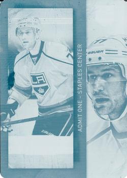 2013-14 Panini Contenders - Commons Printing Plate Cyan #26 Jeff Carter Front