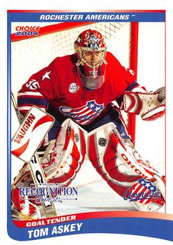 2003-04 Choice Rochester Americans (AHL) #2 Tom Askey Front
