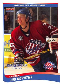 2003-04 Choice Rochester Americans (AHL) #19 Jiri Novotny Front