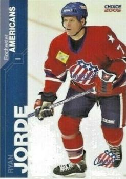 2004-05 Choice Rochester Americans (AHL) #8 Ryan Jorde Front