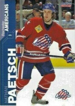 2004-05 Choice Rochester Americans (AHL) #14 Nathan Paetsch Front