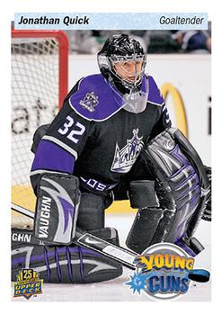 2014-15 Upper Deck - 25th Anniversary Young Guns Tribute #UD25-JQ Jonathan Quick Front