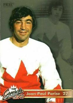 2012 Ficel Marketing Team Canada 1972 40th Anniversary #22 Jean-Paul Parise Front