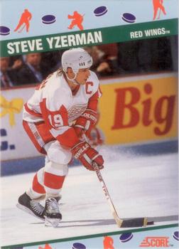 1991 Score 12th National Sports Collectors Convention #7 Steve Yzerman Front