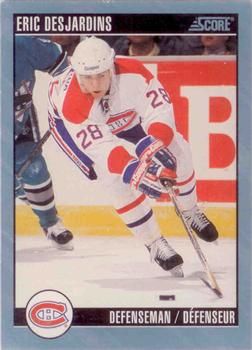 1992-93 Score Canadian - Samples #23 Eric Desjardins Front