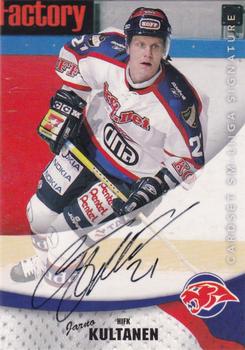 2004-05 Cardset Finland - Autographs Signature Plus #NNO Jarno Kultanen Front