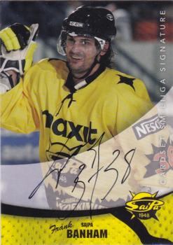 2004-05 Cardset Finland - Autographs Signature Plus #NNO Frank Banham Front
