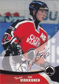 2004-05 Cardset Finland - Autographs Signature Plus #NNO Teemu Virkkunen Front
