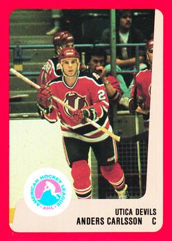 1988-89 ProCards Utica Devils AHL #NNO Anders Carlsson Front