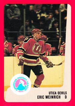 1988-89 ProCards Utica Devils (AHL) #NNO Eric Weinrich Front