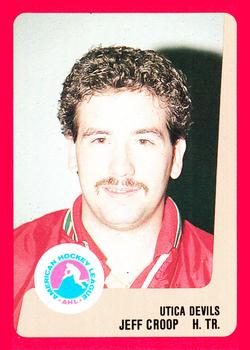 1988-89 ProCards Utica Devils (AHL) #NNO Jeff Croop Front