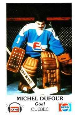 1983-84 Fredericton Express (AHL) Police #3 Michel Dufour Front
