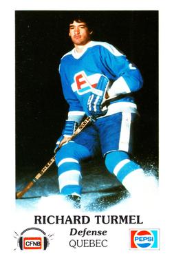1983-84 Fredericton Express (AHL) Police #15 Richard Turmel Front