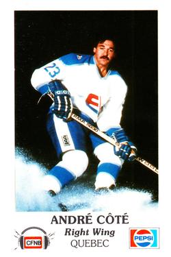 1983-84 Fredericton Express (AHL) Police #20 Andre Cote Front