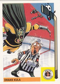 1992 Action Hockey Freaks #4 Drakk Kula Front