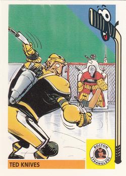 1992 Action Hockey Freaks #9 Ted Knives Front